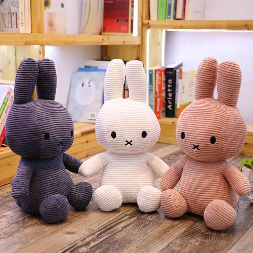 新款米菲兔公仔毛绒玩具卡通动物小兔子玩偶儿童安抚布娃娃代发